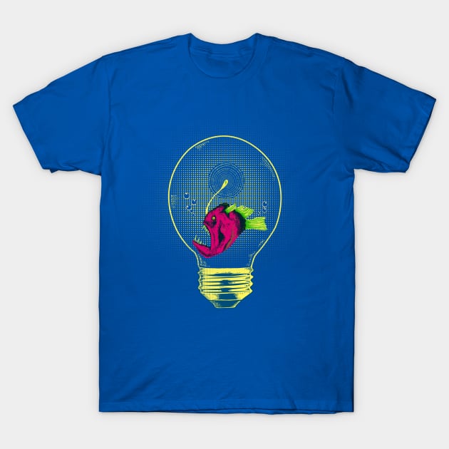 Anglerfish bulb T-Shirt by barmalisiRTB